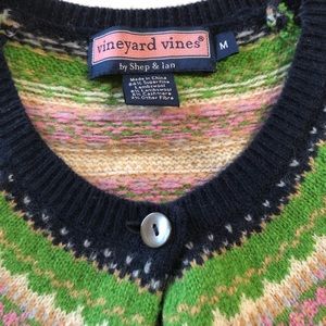 Vineyard vines fair aisle cardigan